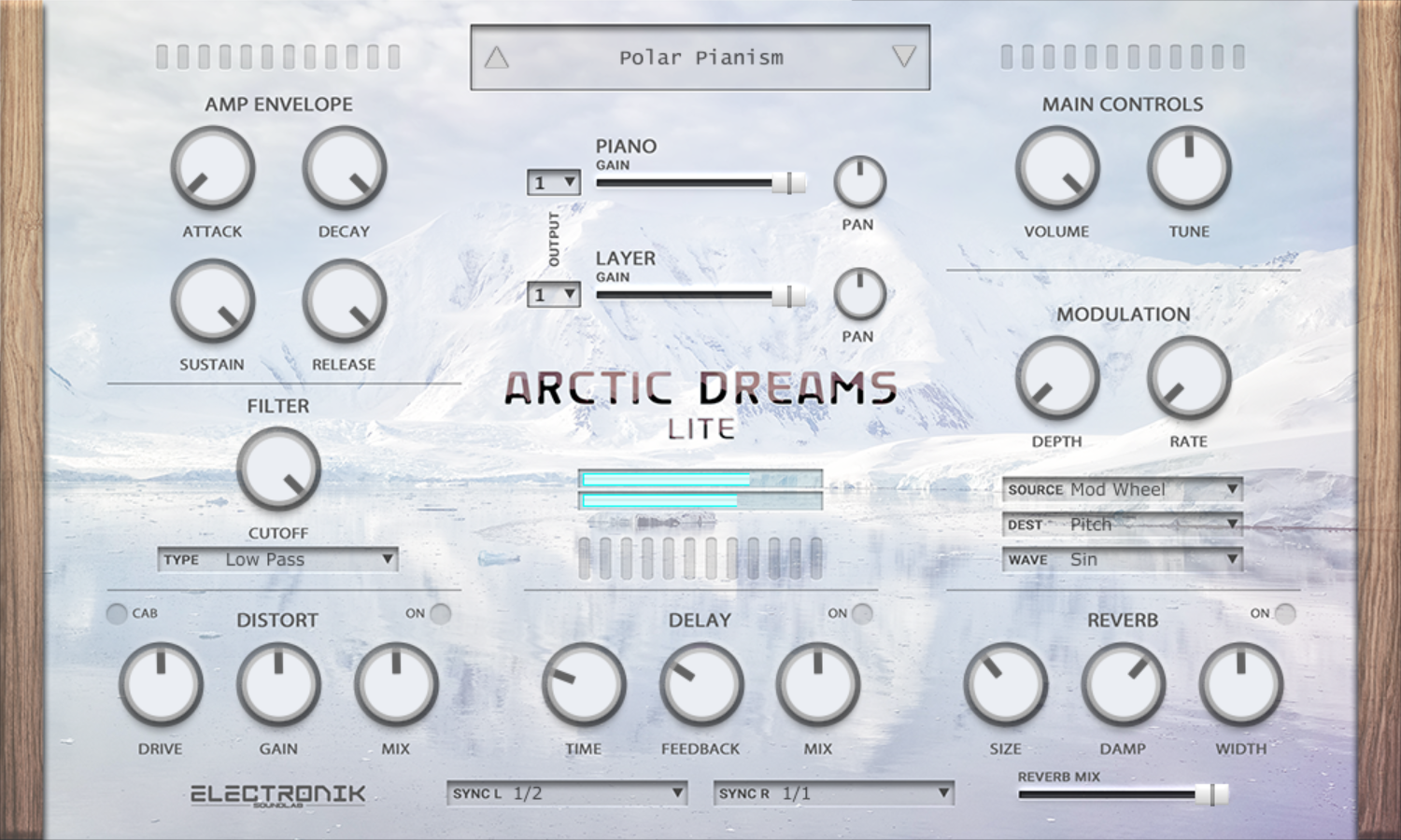 Arctic Dreams Lite User Interface