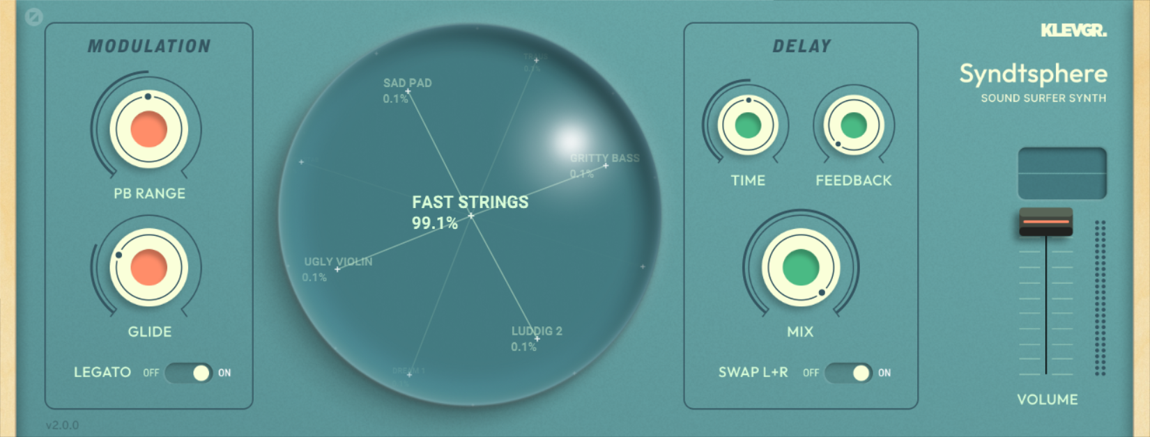 Syndtsphere V2 Synthesizer Klevgrand