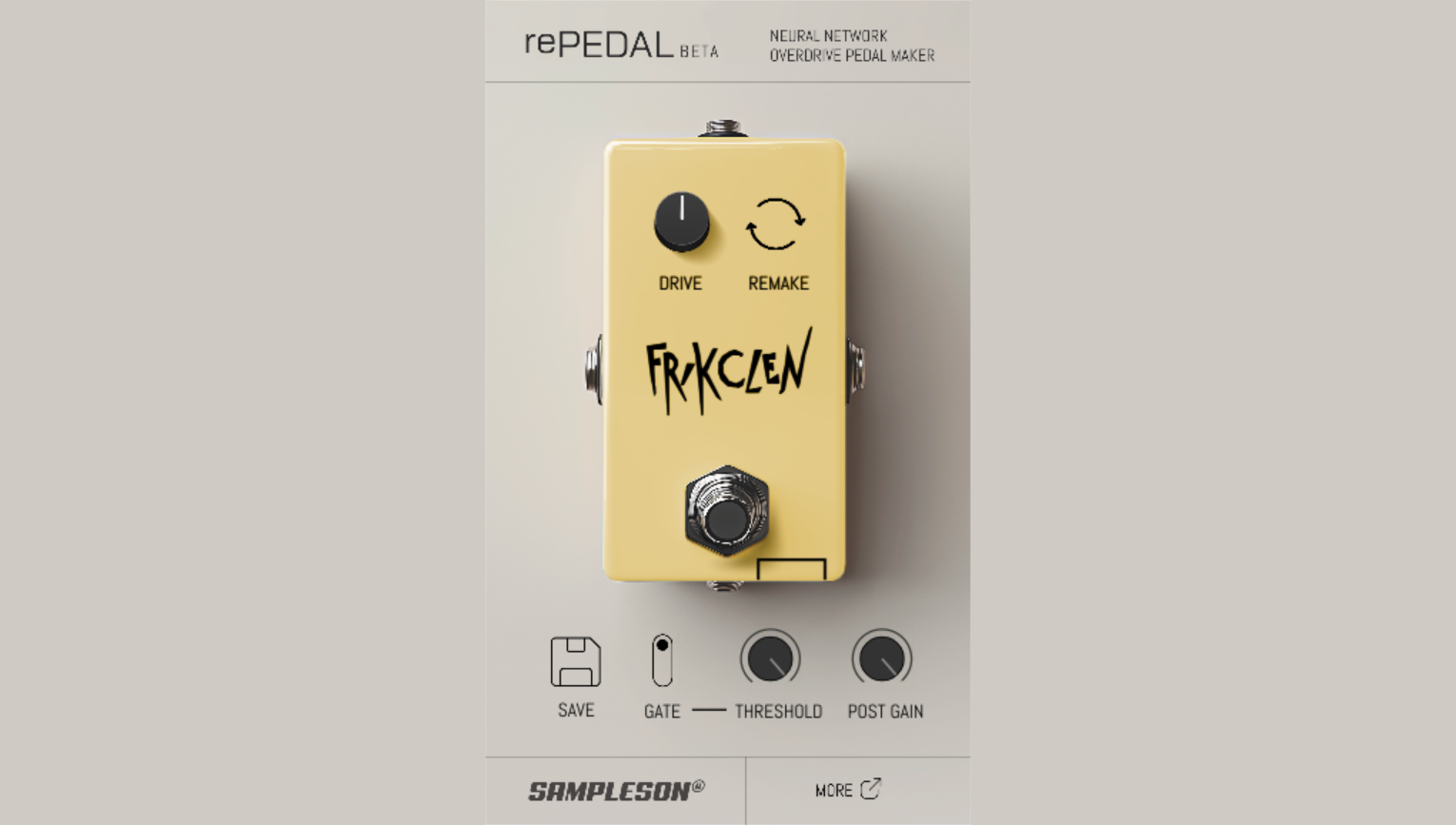 rePEDAL Sampleson GUI