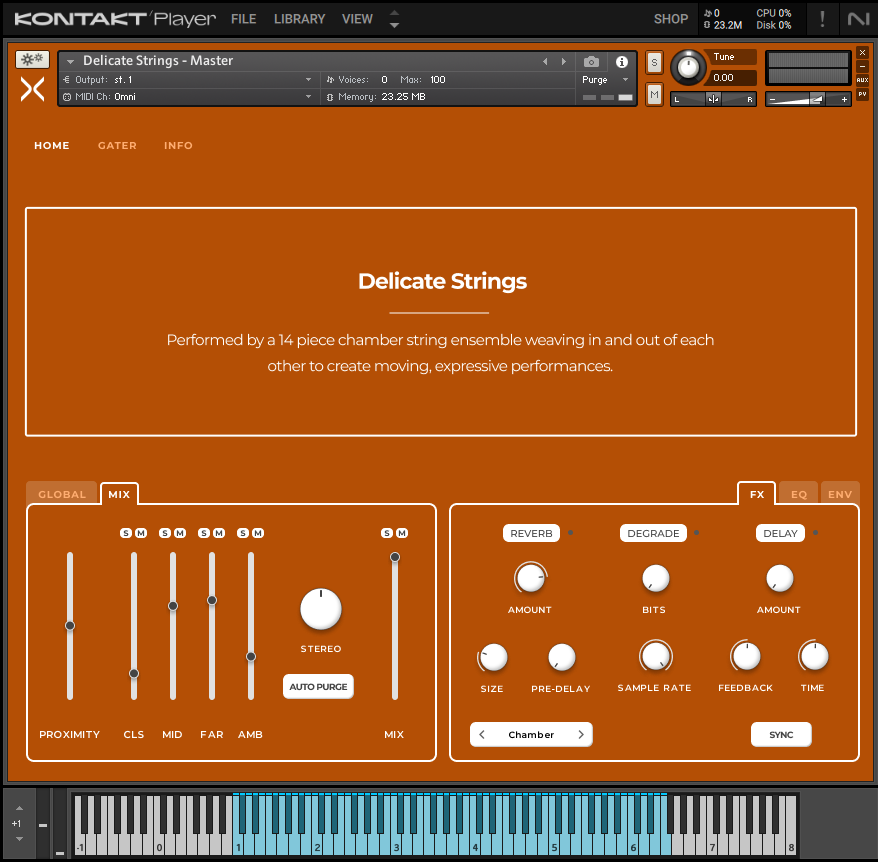 Sonixinema Delicate Strings Kontakt Player