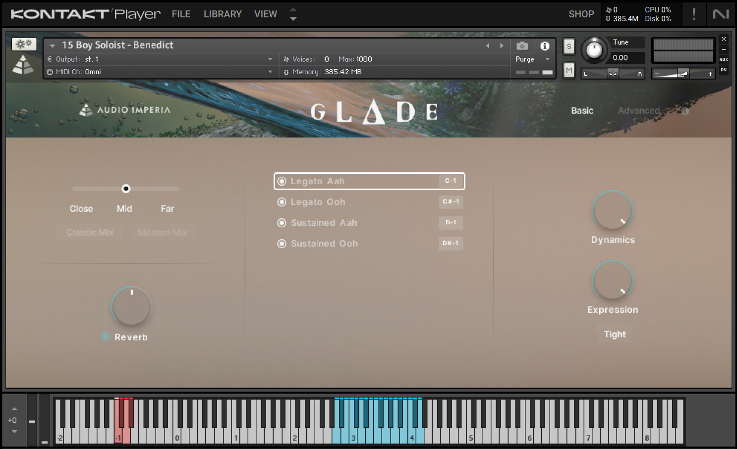 Boy Soloist Benedict Audio Imperia Glade 1