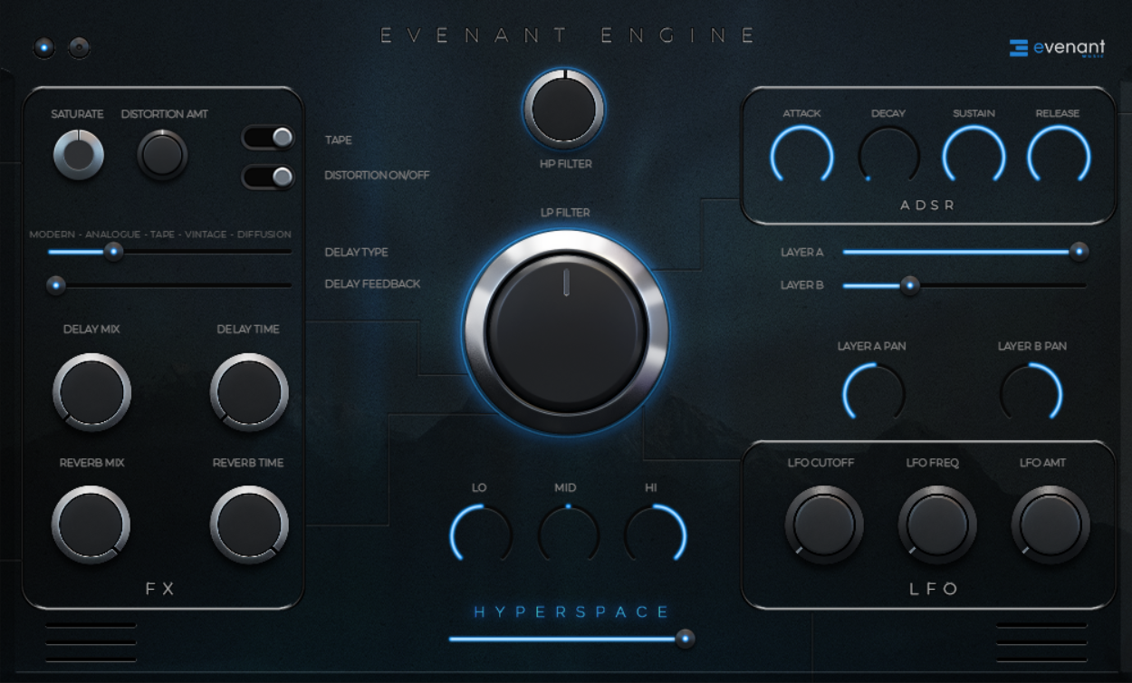 evenant engine kontakt library interface evenant