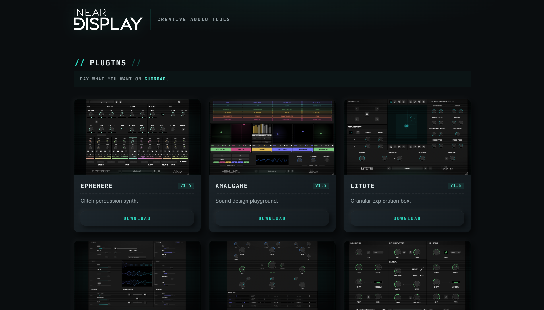 inear display plugins free