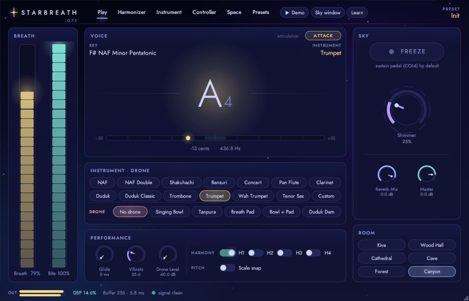 starbreath vst interface